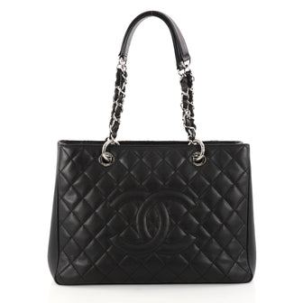 Chanel Grand Shopping Tote Quilted Caviar Black 3026301