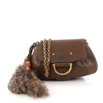 Gucci Smilla Chain Shoulder Bag Leather Small