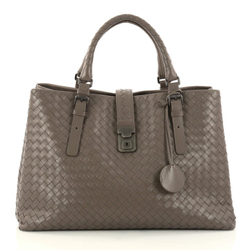 Bottega Veneta Roma Handbag Intrecciato Nappa Mediu