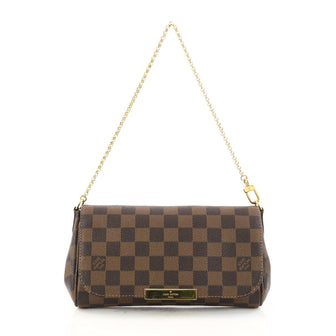 Louis Vuitton Favorite Handbag Damier PM Brown 3027901