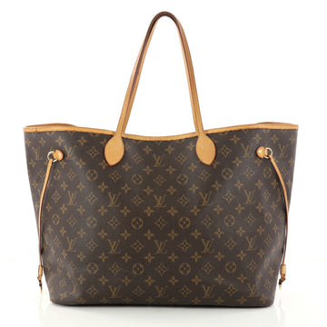Louis Vuitton Neverfull Tote Monogram Canvas GM Brown 3031401