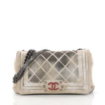 Chanel Art School Oh My Boy Flap Bag Graffiti Canvas 3031901
