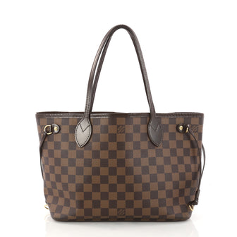 Louis Vuitton Neverfull Tote Damier PM Brown 3032701