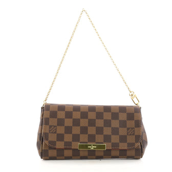 Louis Vuitton Favorite Handbag Damier PM Brown 3034501