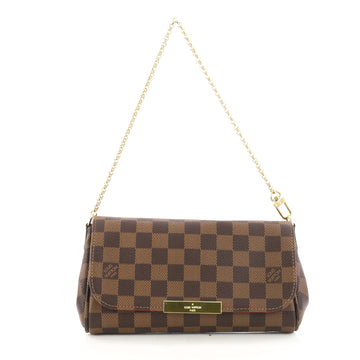 Louis Vuitton Favorite Handbag Damier PM Brown 3034501