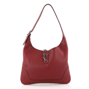 Hermes Trim Handbag Clemence 31 Red 3036703