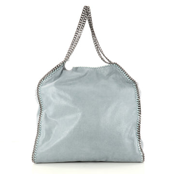 Stella McCartney Falabella Tote Shaggy Deer Large Blue 3038101