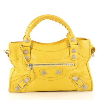 Balenciaga City Giant Studs Handbag Leather Medium 30395/01