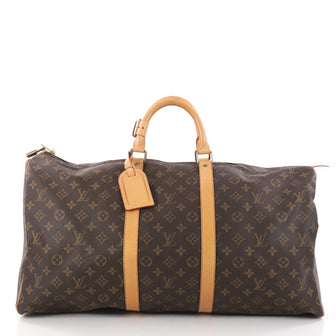 Louis Vuitton Keepall Bag Monogram Canvas 55 Brown 3040901