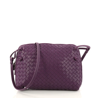 Bottega Veneta Crossbody Intrecciato Nappa Small Purple 3041602