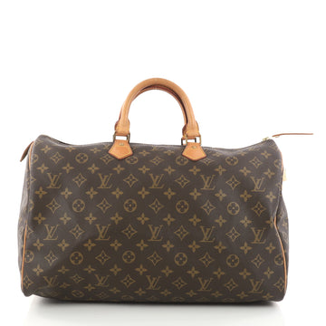 Louis Vuitton Speedy Handbag Monogram Canvas 40 Brown 3041604