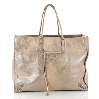 Balenciaga Papier A4 Classic Studs Handbag Leather 3041803