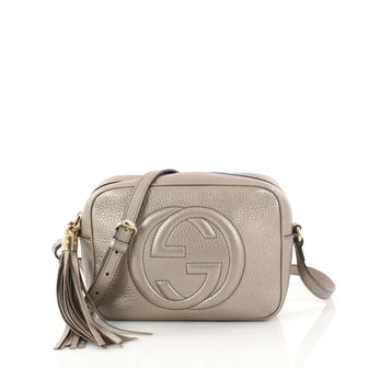 Gucci Soho Disco Crossbody Bag Leather Small Neutral 3043002