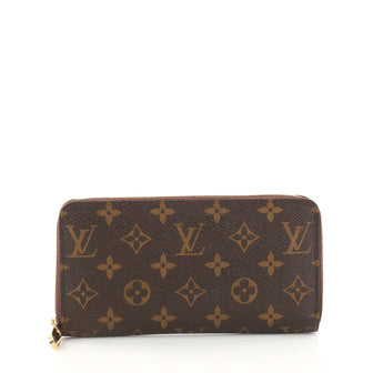 Louis Vuitton Zippy Wallet Monogram Canvas Brown 3043101