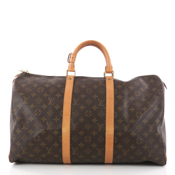 Louis Vuitton Keepall Bag Monogram Canvas 50 Brown 3043403