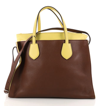 Gucci Ramble Layered Tote Pebbled Leather Medium 30440/02