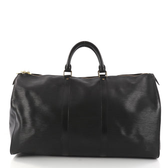 Louis Vuitton Keepall Bag Epi Leather 50 Black 3044102