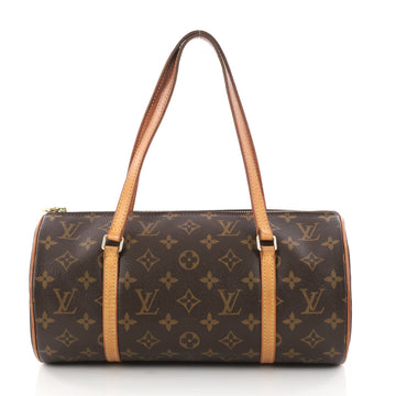 Louis Vuitton Papillon Handbag Monogram Canvas 30 Brown 3044801