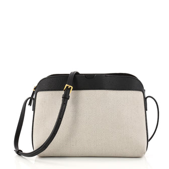 The Row Multi-Pouch Crossbody Bag Canvas with Leather Neutral 3045505