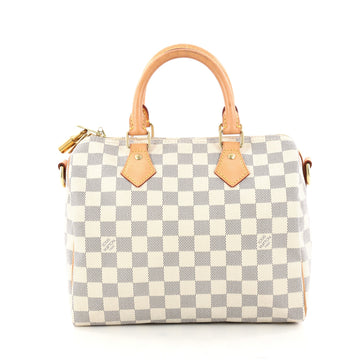 Louis Vuitton Speedy Bandouliere Bag Damier 25 White 3045601