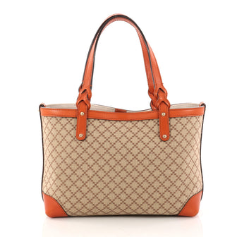 Gucci Craft Tote Diamante Canvas Small Brown 3046001