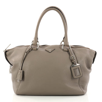 Prada Double Handle Satchel Vitello Daino Large 3046502