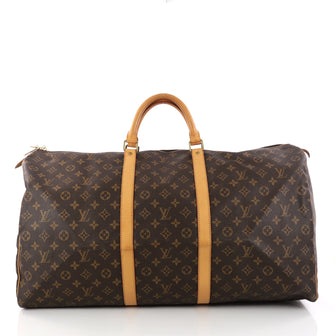 Louis Vuitton Keepall Bag Monogram Canvas 60 Brown 3047405