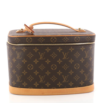 Louis Vuitton Nice Train Case Monogram Canvas Brown 3048101