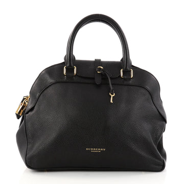 Burberry Convertible Bowling Bag Deerskin Medium