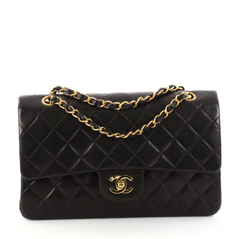 Chanel Vintage Classic Double Flap Bag Quilted Lambskin 3050302