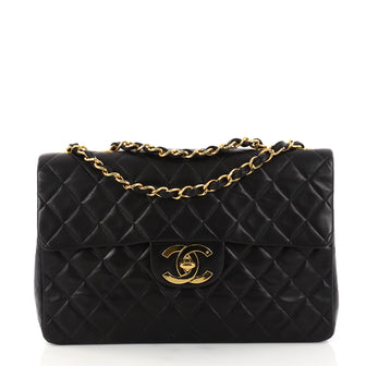 Chanel Vintage Classic Single Flap Bag Quilted Lambskin 3050801