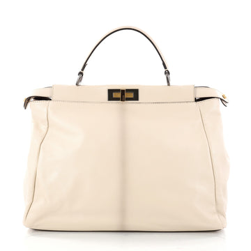 Fendi Peekaboo Handbag Leather Large