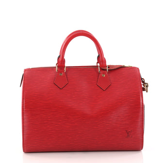 Louis Vuitton Speedy Handbag Epi Leather 30 Red 3051502