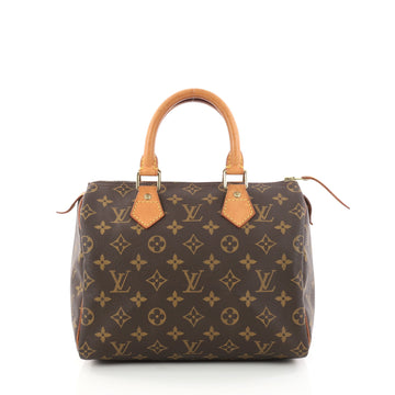 Louis Vuitton Speedy Handbag Monogram Canvas 25 Brown 3051602