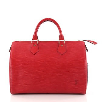 Louis Vuitton Speedy Handbag Epi Leather 30 Red 3051603