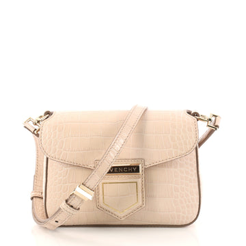  Givenchy Nobile Crossbody Bag Crocodile Embossed Leather 3055101