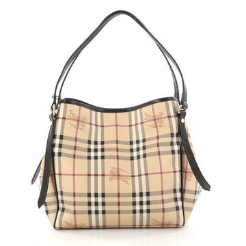 Burberry Canterbury Tote Haymarket Coated Canvas Small 3055602