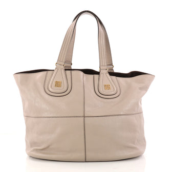Givenchy Nightingale Cabas Tote Leather Large Gray 3055603