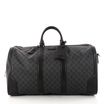  Gucci Convertible Duffle Bag GG Coated Canvas Large 3056501