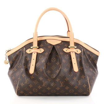 Louis Vuitton Tivoli Handbag Monogram Canvas GM Brown 3057201