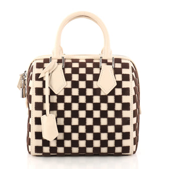 Louis Vuitton Speedy Cube Bag Damier Cubic Leather and 3058102