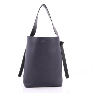 Celine Twisted Cabas Tote Calfskin Small Green 3058201