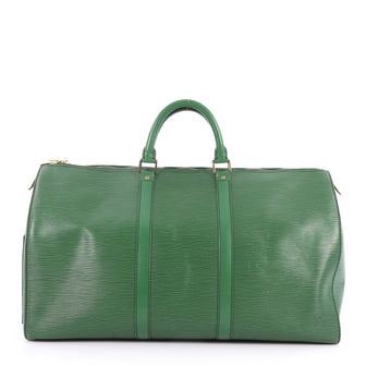 Louis Vuitton Keepall Bag Epi Leather 50 Green 3059103