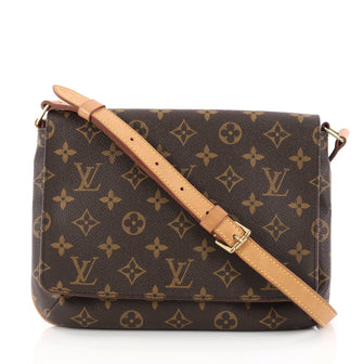 Louis Vuitton Musette Tango Handbag Monogram Canvas 3059205