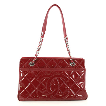 Chanel Timeless CC Shopping Tote Quilted Patent Medium 3061501