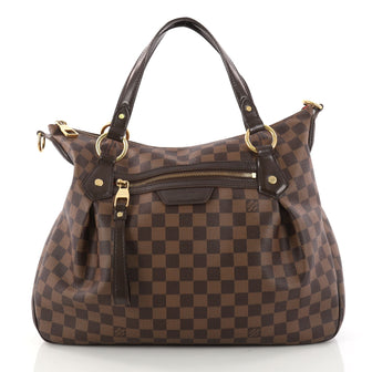 Louis Vuitton Evora Handbag Damier MM Brown 3061701