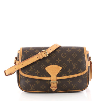 Louis Vuitton Sologne Handbag Monogram Canvas Brown 3061802