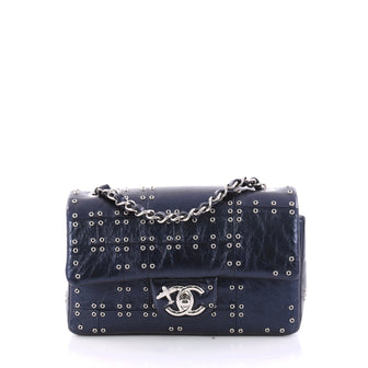 Chanel Airlines Classic Single Flap Bag Grommet Studded 3062001