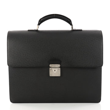 Louis Vuitton Robusto 2 Briefcase Taiga Leather Black 3063503