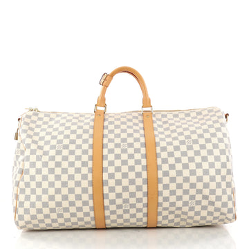 Louis Vuitton Keepall Bandouliere Bag Damier 55 Neutral 3063601